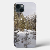 Winter Snowy Mountain Scene in Montana Case-Mate iPhone Case (Achterkant)