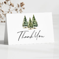 Winter Snowy Pine Tree Baby shower