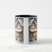 Winter Snowy Scene Mug (Centre)
