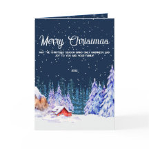 Winter Snowy Trees Landscape Kerstfeestdag