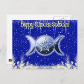 Winter Solstice 1 Briefkaart (Voorkant / Achterkant)