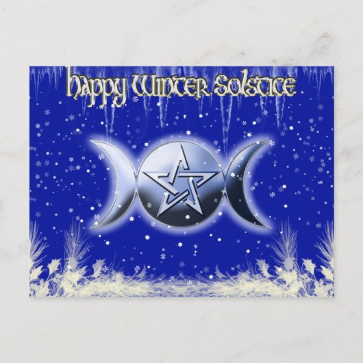 Winter Solstice 1 Briefkaart (Voorkant)