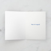 Winter Solstice Blessing Poem Moon Oak Tree Kaart (Binnen)