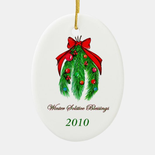 Winter Solstice Blessings Ornament (Voorkant)