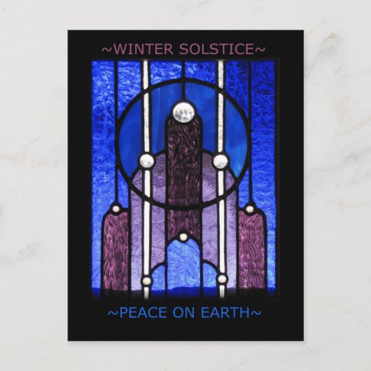Winter Solstice Briefkaart (Voorkant)