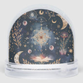 Winter Solstice Celestial Sneeuwbol (Achterkant)