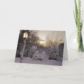 Winter Solstice Feestdagen Kaart