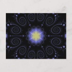 Winter Solstice Fractal Briefkaart