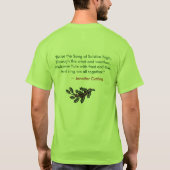 Winter Solstice Green Man T-shirt (wit) (Achterkant)