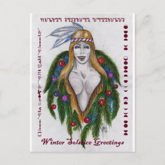 Winter Solstice Greetings Briefkaart