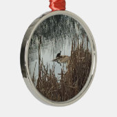 Winter Solstice Metalen Ornament (Rechts)