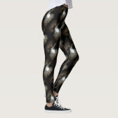 Winter Solstice Moon Celestial Art Leggings (Rechts)