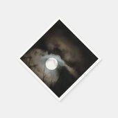 Winter Solstice Moon Celestial Art Servet (Hoek)