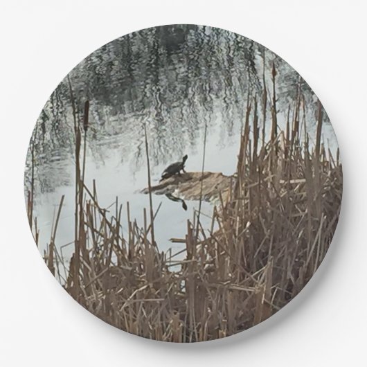 Winter Solstice Papieren Bordje (Voorkant)