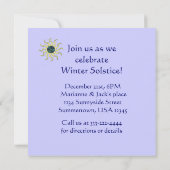 Winter Solstice Party Invitation Kaart (Achterkant)