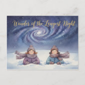 Winter Solstice Postcard Briefkaart (Voorkant)