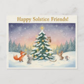 Winter Solstice Postcard Briefkaart (Voorkant)