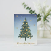 Winter Solstice Postcard Briefkaart (Staand voorkant)
