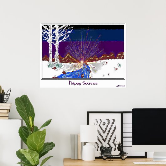 Winter Solstice Poster (Thuiskantoor)