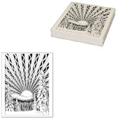 Winter Solstice Rubber Stamp Rubberstempel (Gestempeld)