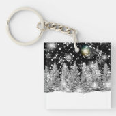 Winter Solstice Snowfall Sleutelhanger (voorkant)