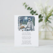 Winter Solstice Tech AI Robot Kerstkaart (Staand voorkant)