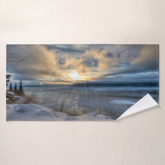 Winter Solstice Turnback Arm Badhanddoek (Badhanddoek)