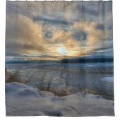 Winter Solstice Turnback Arm Douchegordijn (Voorkant)