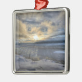 Winter Solstice Turnback Arm Metalen Ornament (Links)
