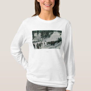 Winter Sport Scene in Charleston Mountain T-shirt