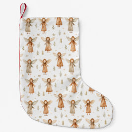 Winter Sprookjesachtige Kerst Kous Neutrals Kleine Kerstsok