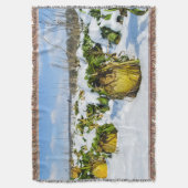 Winter Squash in Snow - Gepersonaliseerd Deken (Voorkant Verticaal)
