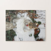 Winter Squirrel Puzzle Legpuzzel (Horizontaal)