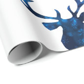 Winter Stag Cadeaupapier (Rol Hoek)