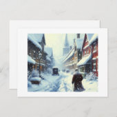 Winter Storm, Briefkaart (Voorkant / Achterkant)
