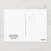 Winter Storm, Briefkaart (Achterkant)
