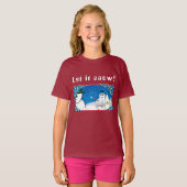 Winter Storm Snowman's Delight T-Shirt (Voorkant volledig)