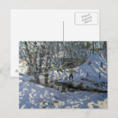 Winter Stream Derbyshire Briefkaart (Voorkant / Achterkant)