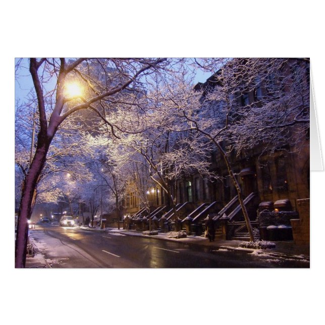 Winter Street Note (Voorkant Horizontaal)
