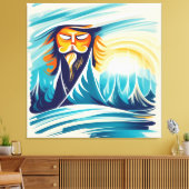 Winter Sun Canvas Afdruk (Insitu (Woonkamer))