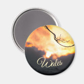 Winter Sun in Wales Magneet (Voorkant / Achterkant)