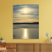 Winter Sunlight in Estonia Canvas Afdruk (Insitu (Woonkamer))