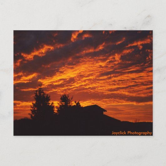 Winter Sunrise Briefkaart (Voorkant)