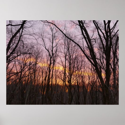 Winter Sunrise II Poster (Voorkant)