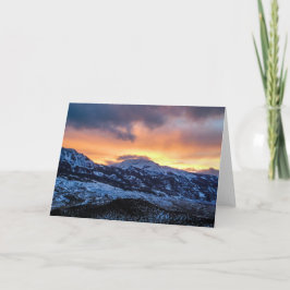 Winter Sunrise Notecard Kaart