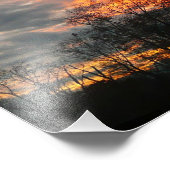 Winter Sunset Nature Paysage Photographie (Coin)