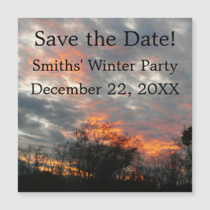 Winter Sunset Natuur Landscape Photography