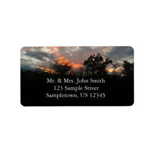 Winter Sunset Natuur Landscape Photography Etiket