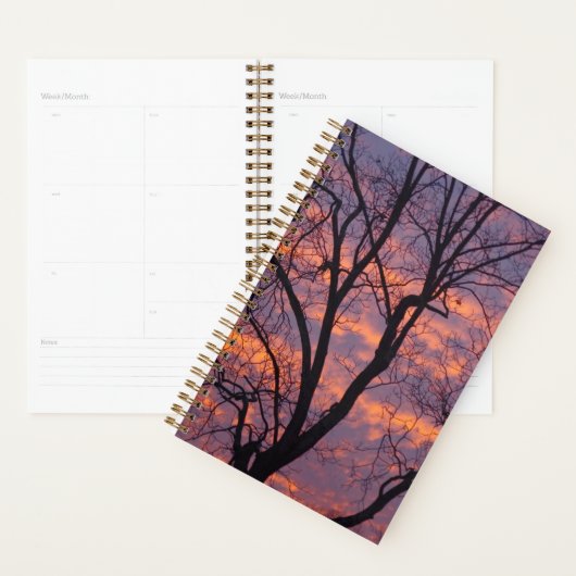 Winter Sunset Planner (Devant avec enveloppe)