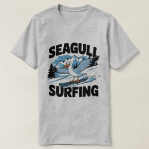 Winter Surfer Zeemeeuw, Zeemeeuw Surfen, Zeemeeuw  T-shirt